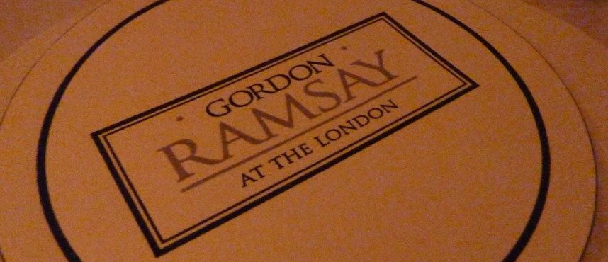 GORDON RAMSAY AT THE LONDON